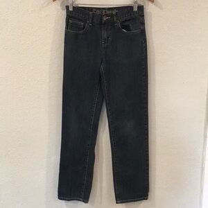 Epic Threads Boys‎ 16 Jeans Blue Dark Wash Embroidered Slim Straight 100% Cotton